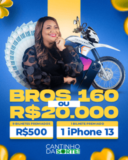 UMA MOTO 0KM OU 20k NA SUA CONTA!! 🍀🇧🇷🤑